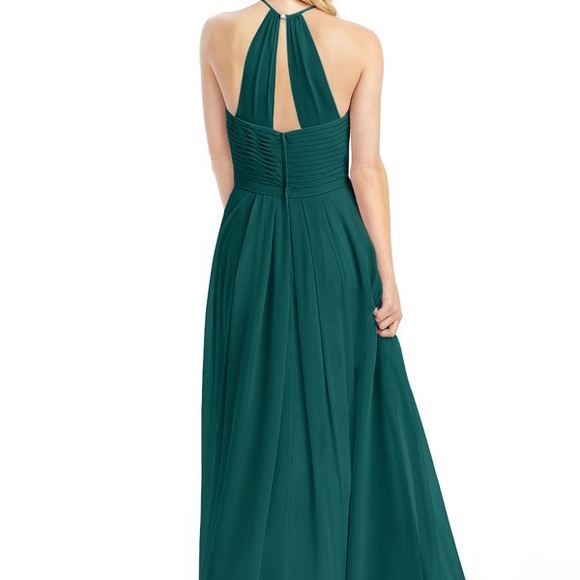 Azazie Ginger Peacock Bridesmaid Dress - Picture 2 of 3